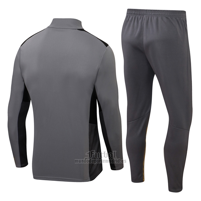 Chandal de Sudadera del Borussia Dortmund 2021-2022 Gris
